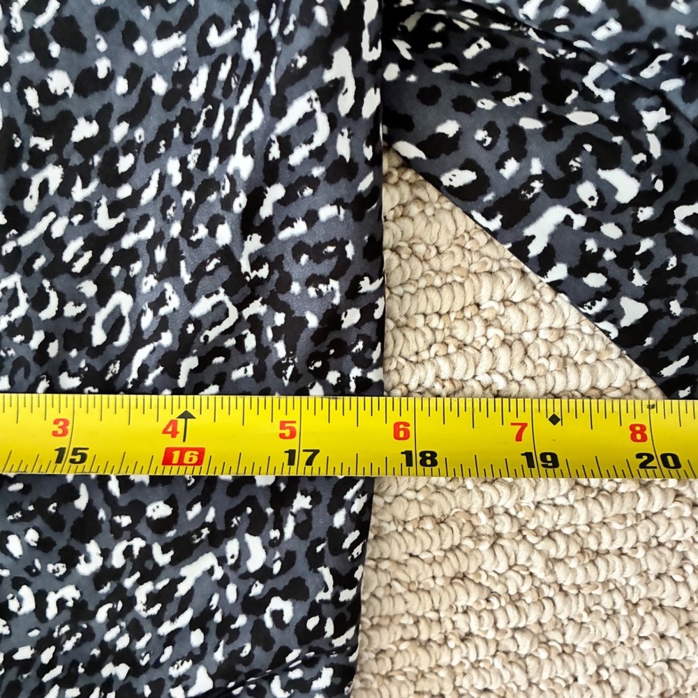 Mob Wife Leopard Print Cowl Neck Sheath Dress 90's Jeweled Belt Black Print S - Picture 6 of 11